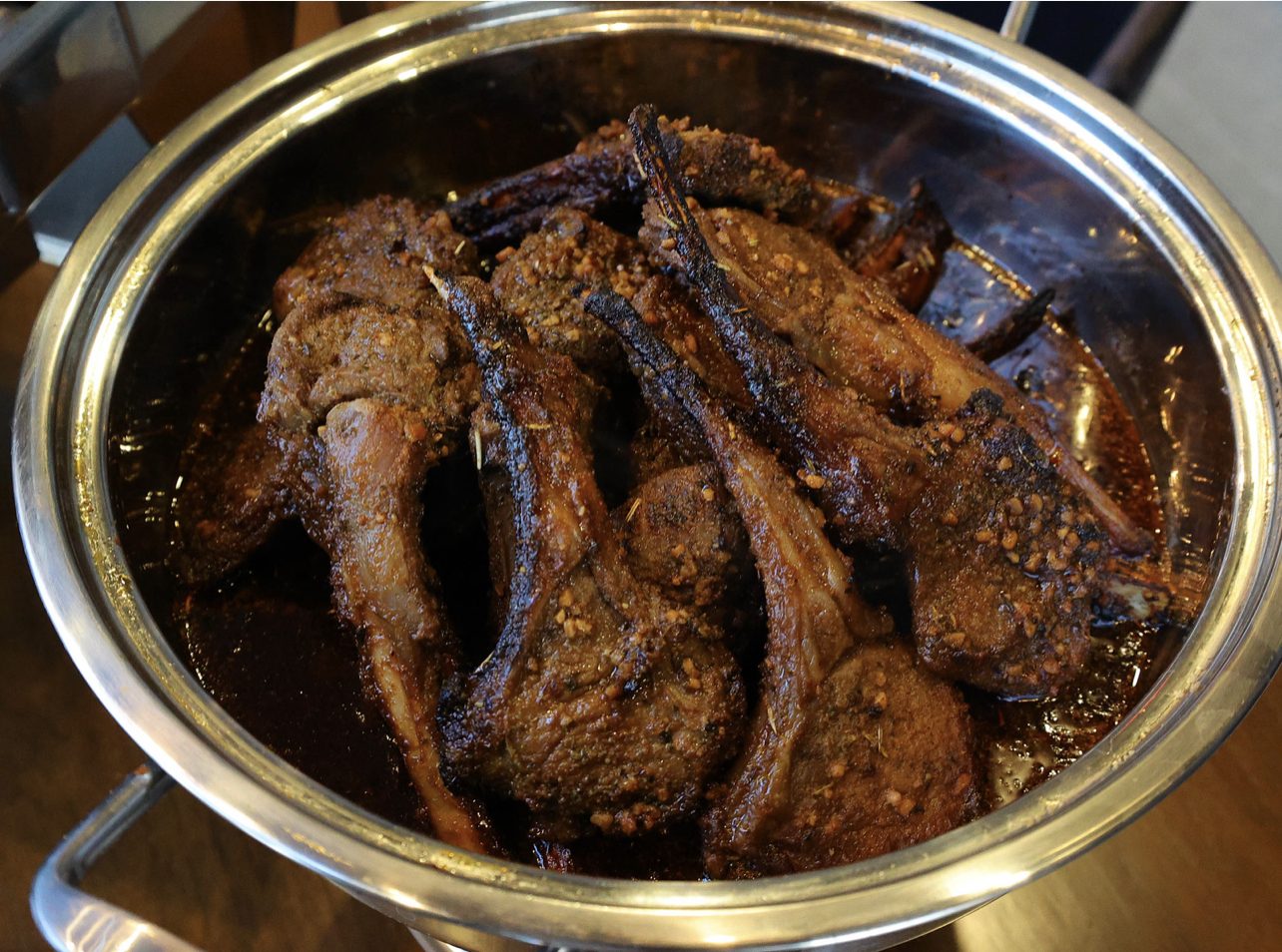 Slow-braised main course ready to serve