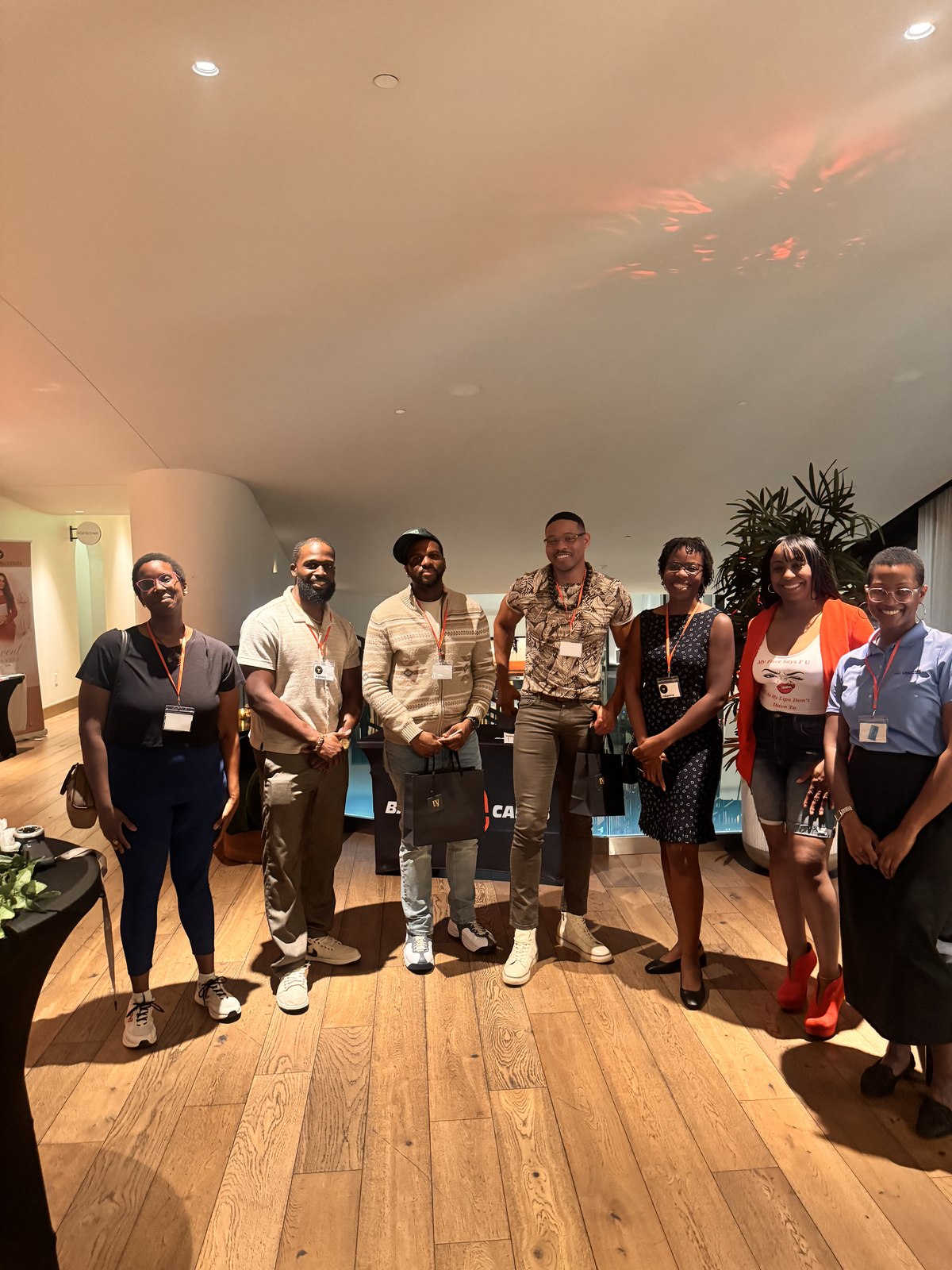 Group photo at a professional networking event