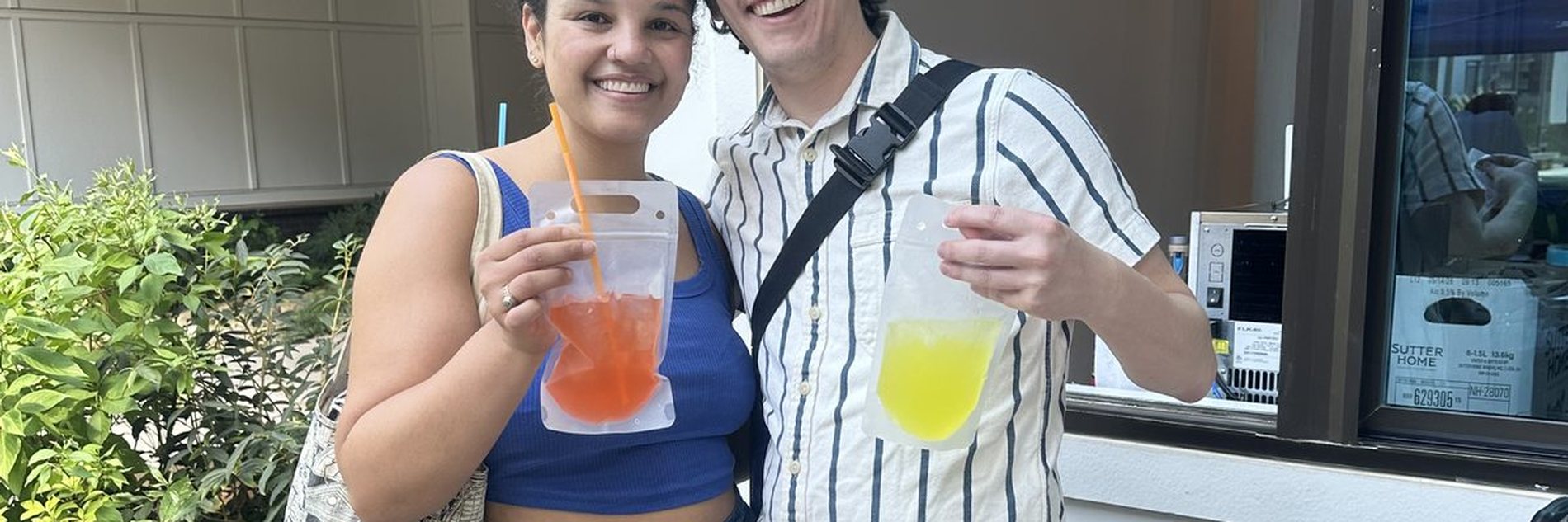 Guests raising a toast together